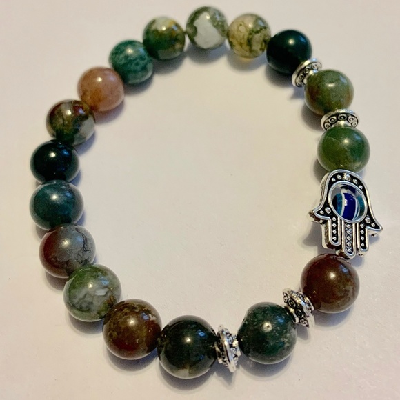 Fashion Fatima Hand & Evil Eye Charm for Women - Picture 2 of 3